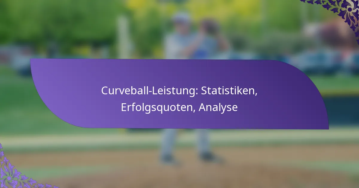 Curveball-Leistung: Statistiken, Erfolgsquoten, Analyse