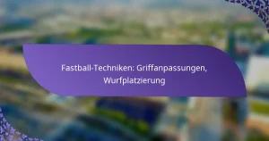 Fastball-Techniken: Griffanpassungen, Wurfplatzierung