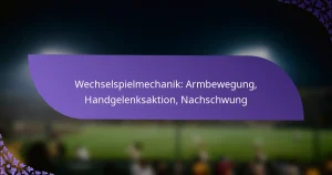 Wechselspielmechanik: Armbewegung, Handgelenksaktion, Nachschwung